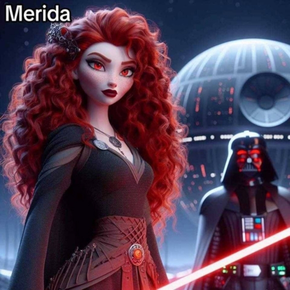 Lightsaber Merida DIY 5D Full Round Drill Diamond Painting - Picture 1 of 4
